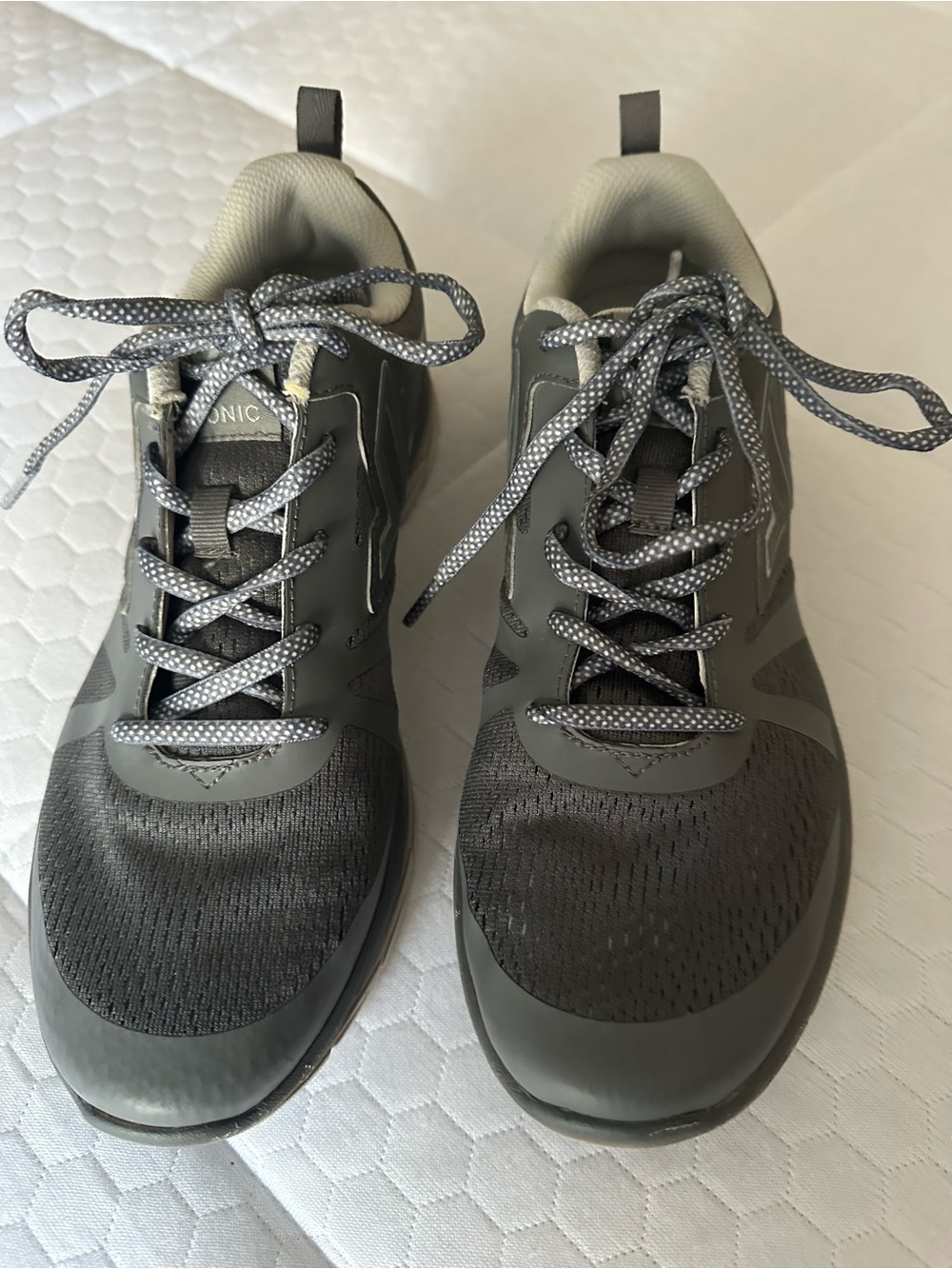 Vionic Gray Comfort Walking Sneakers Orthotic Athletic Shoes - Picture 2 of 9